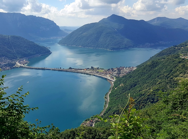 Lake Lugano from San Salvatore